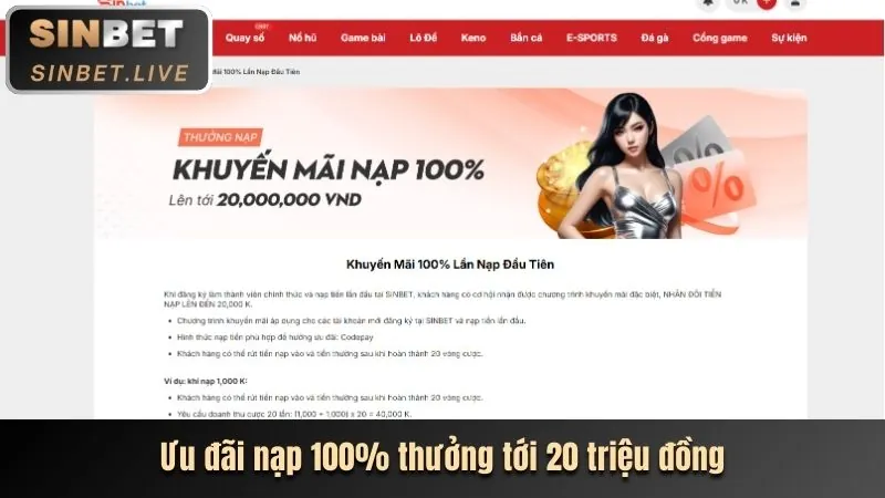 Ưu đãi đăng ký tài khoản mới tải hoangkim888